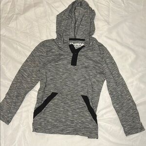 Tony Hawk Gray and Black Quarter-Zip Sweatshirt